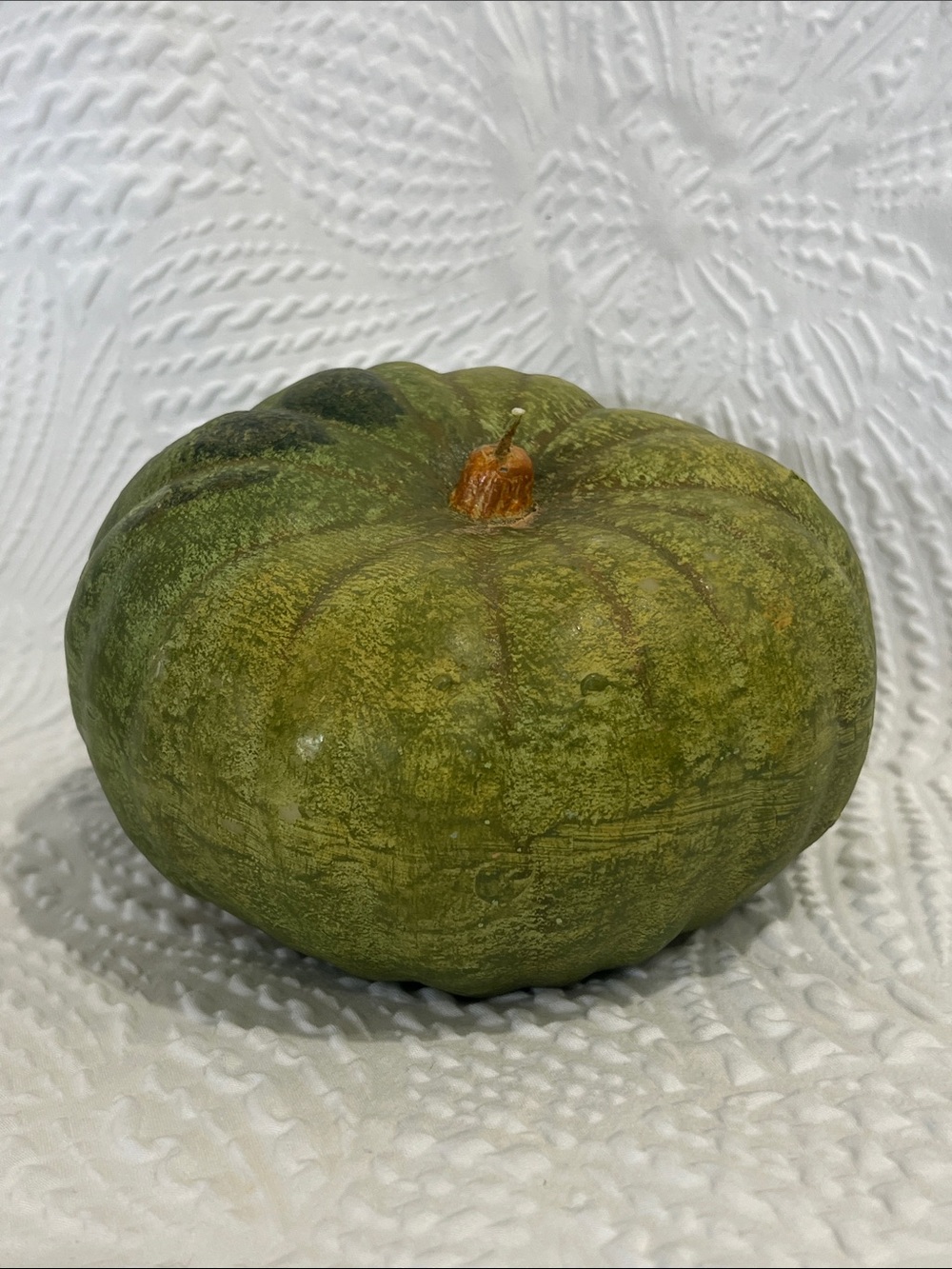 William Sonoma Wax Pumpkin Candle